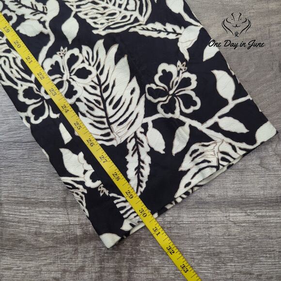Talbots Floral Dress Pants Size 10 - Picture 5 of 6
